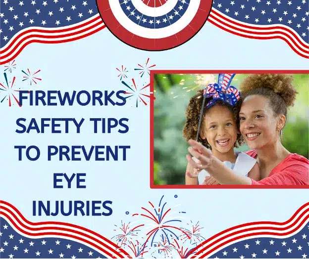 woman and child hold firework safely